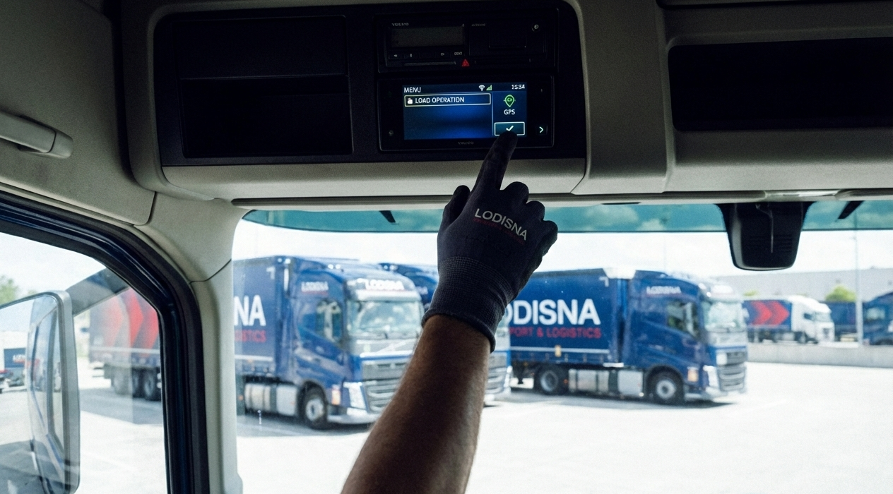 Evitarea amenzilor cu tahograful G2V2 într-un Contract Șoferi C+E la Lodisna.