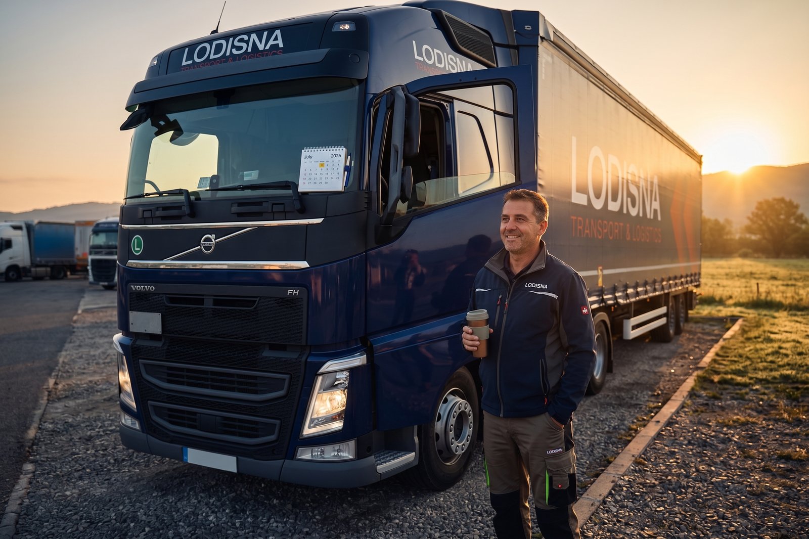 Șofer C+E pregătit pentru iulie cu prima 300 euro campania de vară Lodisna