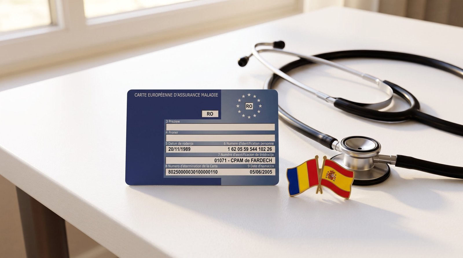 Cardul european de sănătate șofer contract Spania beneficii medicale România