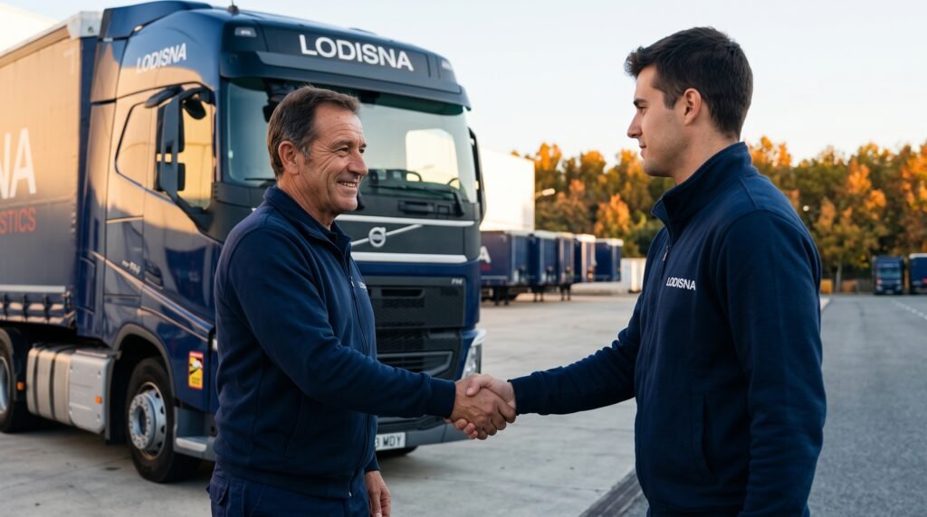 Doi șoferi C+E echipaj ultimele locuri campanie septembrie Lodisna contract semnat